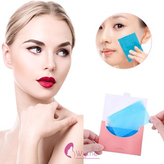 WY-new stock 1 Box Facial Oil Blotting Paper Cleansing Face Oil Control Absorbent Paper