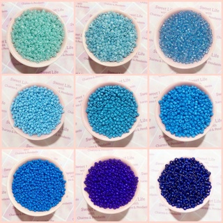 2mm, 3mm, 4mm Beads Shades of Blue DIY Jewelry Dzeny Shoppe