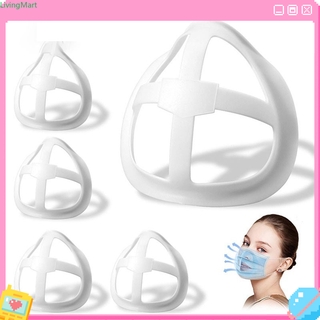 【2pcs】3D Silicone Mask Bracket Face Mask Inner Bracket Breathable Mask Support Frame Makeup Protection Mask Accessories (3)