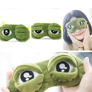 3D Pepe The Frog Sad Frog Eye Mask Cover Sleeping Rest Sleep (5)