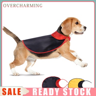 overcharming Halloween Cosplay Puppies Cat Cloak Costume Cape Poncho Coat for Pet Dog