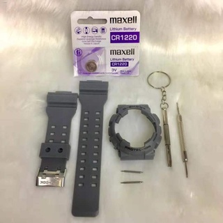 Watchesஐ▬G-shock Replacement Strap and Bezel Set FREE Tools & Battery for GA100/GA110/GA120/GD100/GD