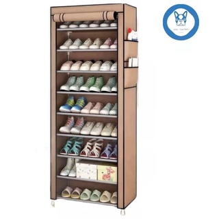 KM✔ Shoerack Storage And Organizer Cabinet 9 Layer - 3D (Coconut Design) COD