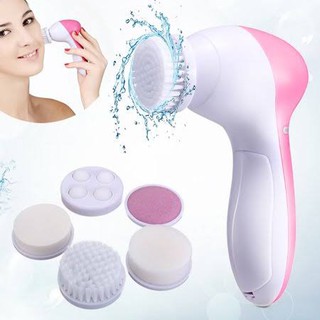 ✅ COD Pore DEEP CLEAN 5 in 1 facial brush Care pink cleansing (4)