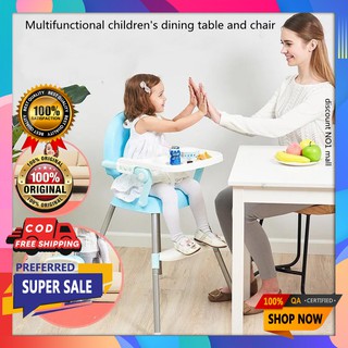 Baby Feeding Chair Toddler Chair High Chair Toddler Booster Adjustable Legs For 6 to 36 Months (1)