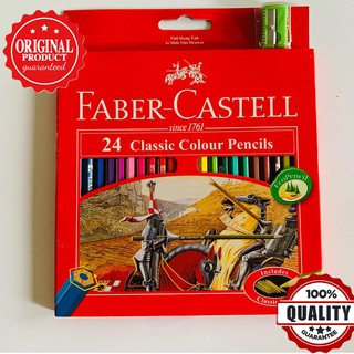 Ready Stock/□□FABER-CASTELL 24 Classic Colour Pencils