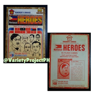 [Preloved] National Heroes 100 Years of Independence (36 Flash Cards)