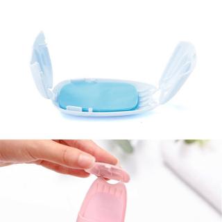 50 Pcs Disposable Boxed Paper Soap Travel Portable Hand Washing Box Scented (4)