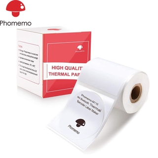 Phomemo M110 Multi-Purpose Thermal Self-Adhesive Round Label for Phomemo M110 Label Printer Printable Sticker Paper Roll