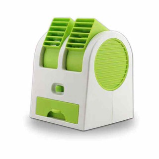 Double USB Mini Air Conditioning Fan Cooler