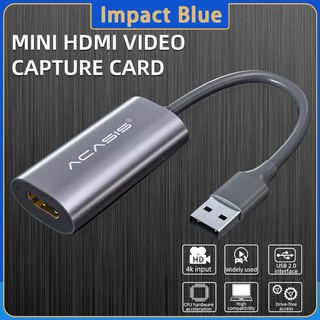 ACASIS HDMI to USB HD video and audio capture card/Mobile game live OBS game collector 4K1080P 60FPS