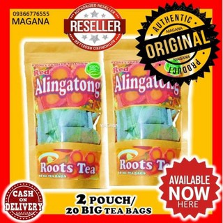 2POUCHES/20 BAGS 100% RED ALINGATONG HERBAL TEA 100% AUTHENTIC PURE AND NATURAL SAFE AND EFFECTIVE