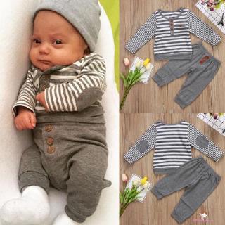 ❤XZQ-Newborn Kids Baby Boy Girl Set Infant Cotton Clothes