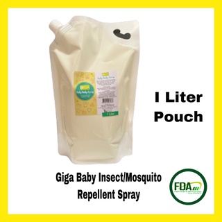 Giga Baby Insect/Mosquito Repellant Spray.1 Liter Pouch
