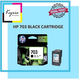 ☊☎HP 703 Black Original Ink Advantage Cartridge