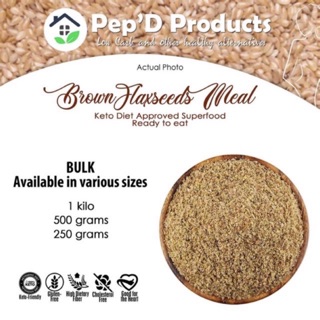 Brown Flaxseeds Meal 500g/1kg - Ready to Eat