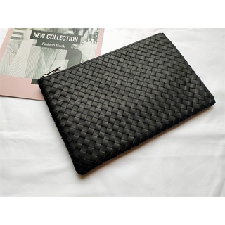 Large Capacity Envelope Bag Woven Clutch Fashion Clutch Men's Bag Business High-End Leather Leisure