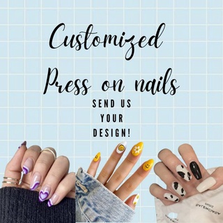 Customized | press on nails fake nails uv gel