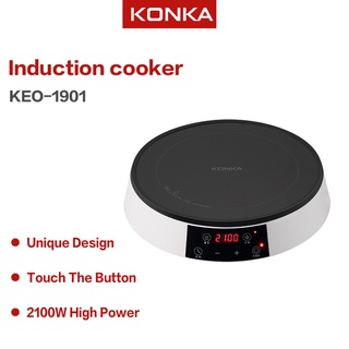 KONKA 2100W High Power Upgrade Induction Cooker Touch Screen With Timing Function KEO-1901
