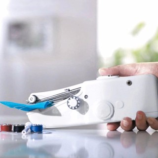 Electric hand-held sewing machine