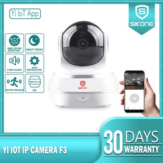 ►■IP Camera 1080P HD 360° PanTilt CCTV Wirelesss Security Night Vision F3 Skone