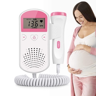 2.5MHz Doppler Baby Monitor Portable Heart Rate Detector Listen Fetal Baby Fetal Ultrasound No