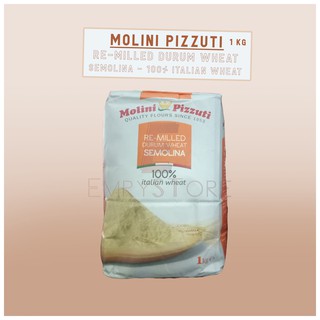 MOLINI PUZZUTI -1KG- REMILLED DURUM WHEAT SEMOLINA-100% ITALIAN WHEAT- PERFECT FOR PIZZA DOUGH/BREAD