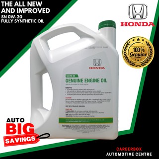 Honda Genuine Full Synthetic Oil 4Liters SN 0W-20 (2)