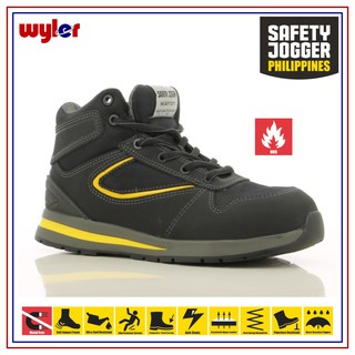 Safety Jogger Speedy S3 High Cut Composite Toe Safety Shoes Fashion Sneakers PPE Safety Boots Work B