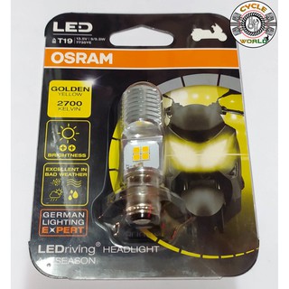 T19 Osram LED Headlight All Weather Cool White / Golden Yellow