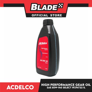 ACDelco High Performance Gear Oil API Gl-5 SAE 85W-140 Select 19374722 1 Liter