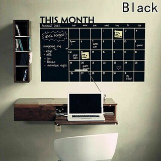 Monthly Planner Memo Board Chalkboard Blackboard Sticker Wall Calendar Chic