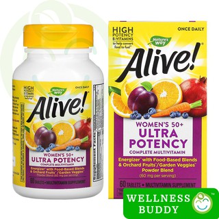 ON HAND Nature's Way Alive! Once Daily Women's 50+ Multi-Vitamin 60 Tablets