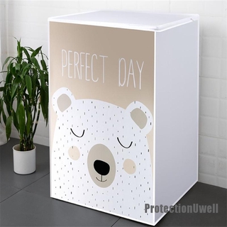 ProtectionUwell Durable Washing Machine Cover Waterproof Dustproof For Front Load Washer/Dryer
