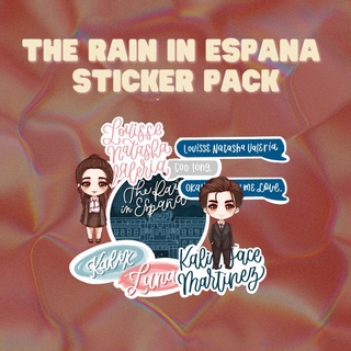 The Rain In España Inspired Sticker Pack