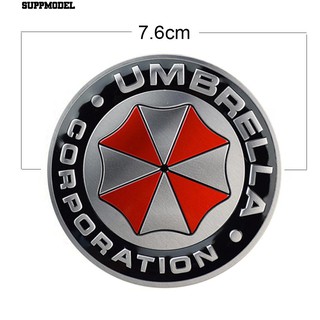 ⏲3D Aluminum Corporation Umbrella Badge Car Trunk Sticker Self Adhesive Decal (8)