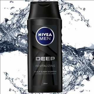Nivea Shampoo Hair Care Men Hair Deep Revitalizing Hair and Scalp Clean Personal Care Beauty 250ml