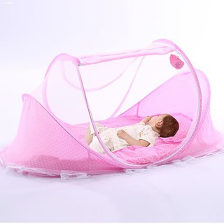 ♤Baby Foldable Bed Anti Mosquito Net Crib No installation