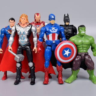 Avengers PVC Action Figure Collection Kids Toy HULK IRON MAN Captain America Toys