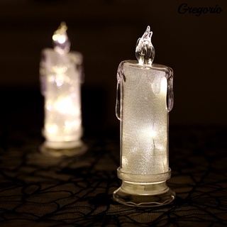 GRE™ Glowing Candle Safe Soft Plastic Electronic Feast Decoration Candle for Birthday