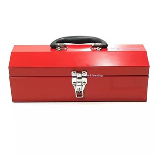 Red Iron Metal Hand Toolbox Multifunction Toolbox On-Board Storage Box Hardware Iron Tools Box