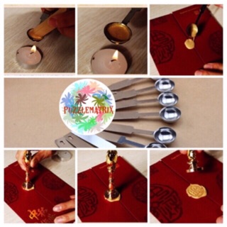 Tea candle / Spoon for wax sealing stamp SOLD PER PIECE
