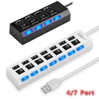 2.0 multiport socket 4 and 7 port USB-HUB USB hub charger