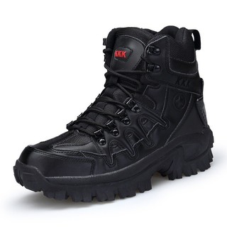 Ready stock Army Male Commando Combat Desert Landing Tactical Military Outdoor Hiking Boots men shoe (1)