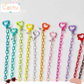 CACTU Children Glasses Holder Strap Candy Color Eyewear Accessories Glasses Chain Necklace Anti-lost Fashion Ultra Light protection Lanyard/Multicolor