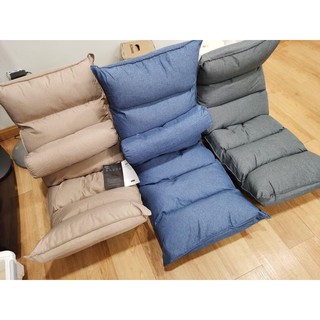 BYJ Lazy Sofa Breastfeeding Sofa Tatami Single Lounge Chair Foldable Cushion Sofa (Free Pillow)