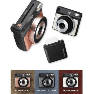 3 Colors Fujifilm Instax SQUARE SQ6 Instant Film Photo Camera + 20 Sheets Square Film Pack instant