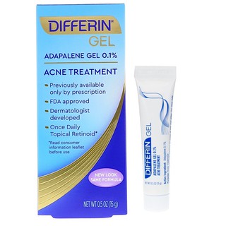 Differin Adapalene Gel 0.1% Acne Treatment 15g