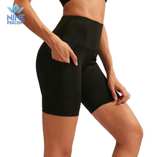 *❦*Women Yoga Shorts Sexy High Waist Running Gym Pocket Cycling Push Up Shorts