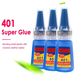 20ml Liquid Super Glue 401 Instant Strong Glue Bond Leather DIY Adhesive Gel